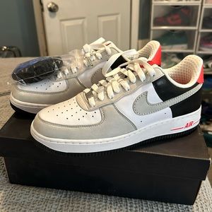 Nike Dead Stock 2008 Air Force 1 low premium Infared size 8.5